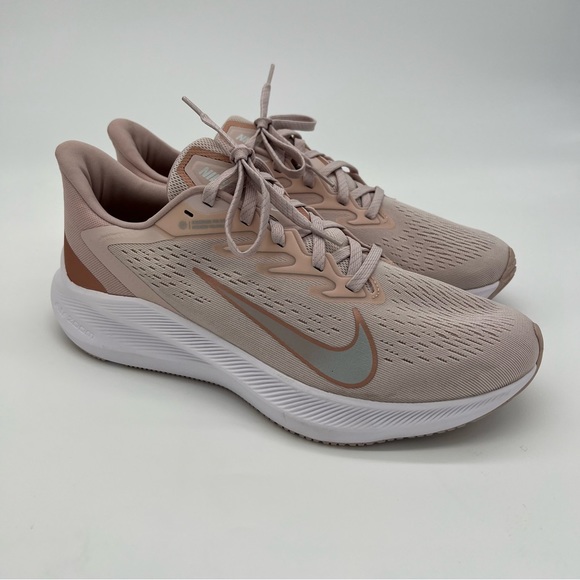 Nike Women's Zoom Winflo 7 'Barely Rose' CJ0302-601 Running Training Sneakers - Picture 3 of 14